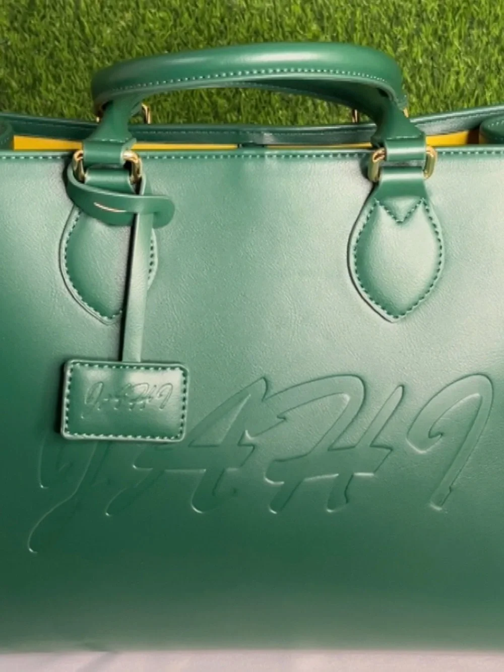 Green Embossed Tote Bag - Women Bags